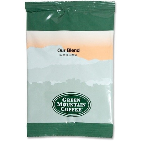 Green Mountain Our Blend Coffee, Light/Mild, Ground, Green, 100PK GMT4332